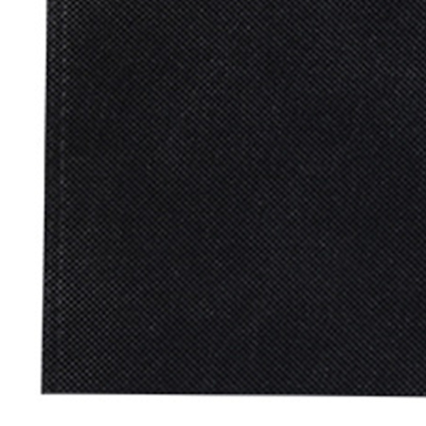 50 kpl:n leikatut kangaskassit, ympäristöystävälliset litteät suukassit, kangaskassit, mustat 25x35cm/9.8x13.8in