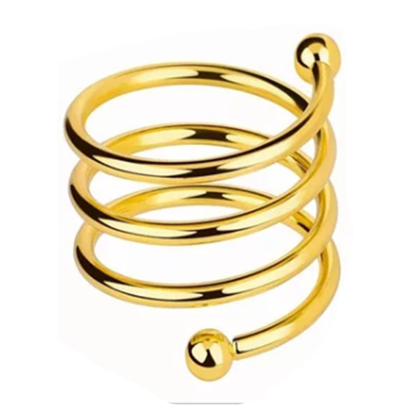 12 stk. servietring spiral vaskbar dekorativ metal servietring til bryllupsfest banket middag