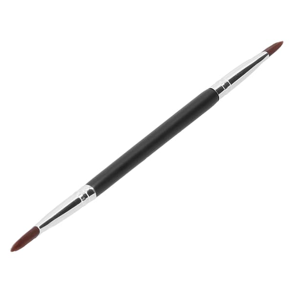 DoubleEnd Concealer Børste Rejse Bærbar Blød Hår Kosmetisk Børste Makeup Værktøj