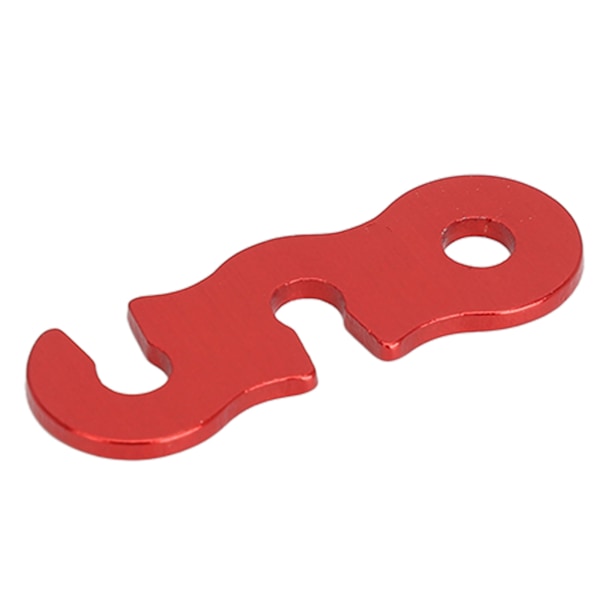 10 stk telttaujuster i aluminiumlegering med 3 hull