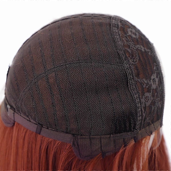 32 tommer lang lige highlight lace frontal paryk cosplay paryk