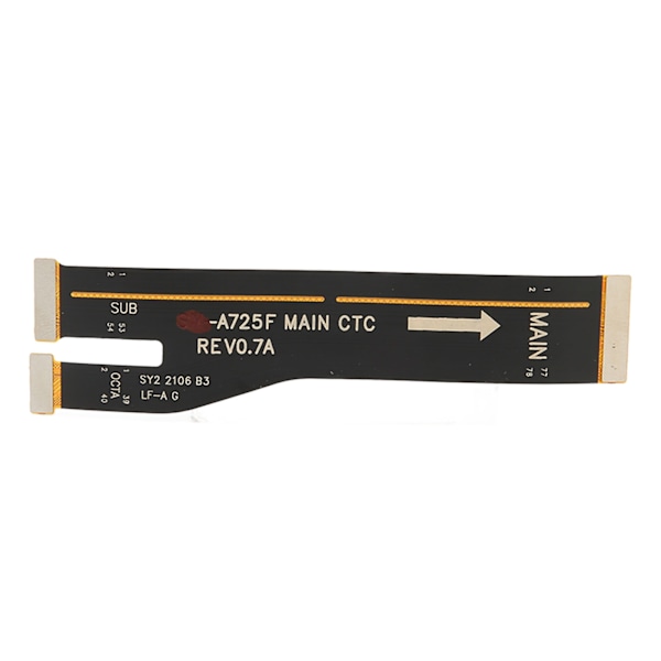 Flex-liitinkaapeli Kevyt matkapuhelimen LCD-emolevykaapeli Samsung A72 5G A726 A72 4G A725