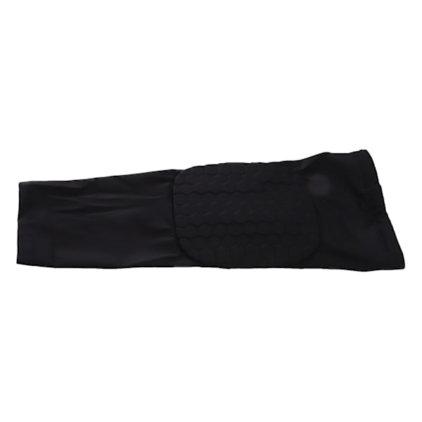 Sport Knæstøtte Sort Blød Fleksibel Polyester Ergonomisk Bærbar Beskyttende Kompressions Knæpude til Mænd Kvinder M