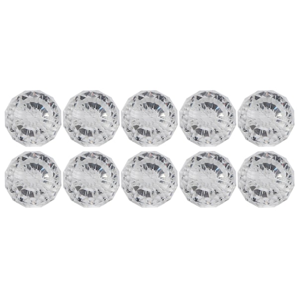 10 stk krystallkule klar lysekrone anheng erstatning hengende prisme deler solfanger 30mm