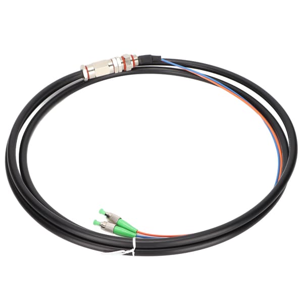 Fiberoptisk kabel 2 trådar skyddsfunktion enkel att installera singelmod optisk fiber patchkabel för instrumentering