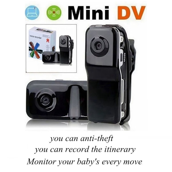 MD80 Digital Video Recorder Videokamera Stöd för Mini DV-kamera Minneskort