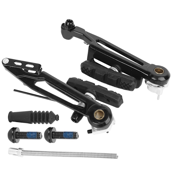 Et par aluminiumslegering højstyrke sort foldecykel lang arm V-bremse 412 modificeret cykeltilbehør
