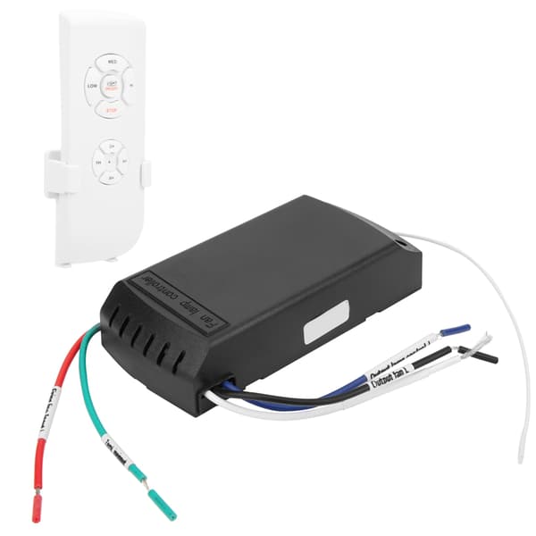 Trådlös intelligent universell takfläktljus fjärrkontroll engelsk version 85V-260V med timerfunktion
