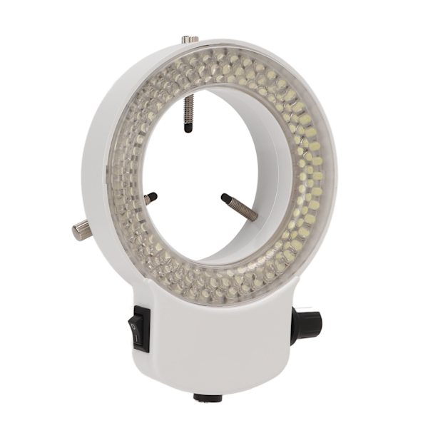 144 LED-rengasvalo säädettävä lamppu stereomikroskoopille teollisuuskamera EU-pistoke 100~240V
