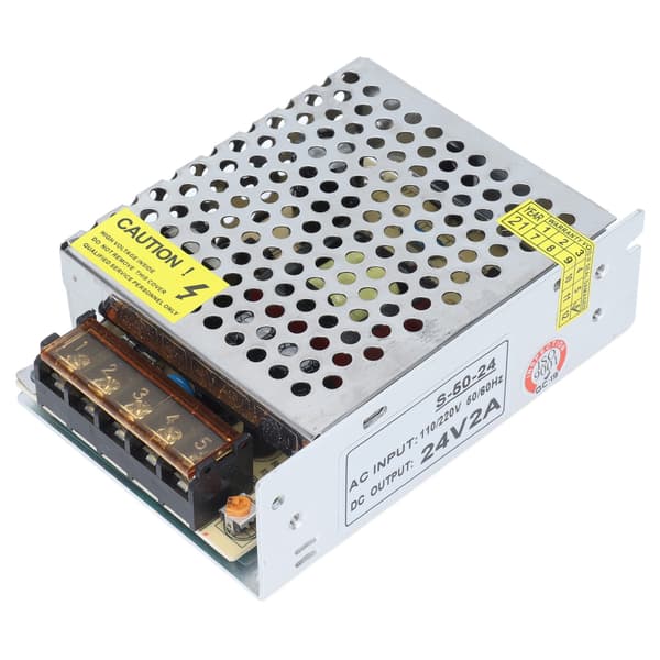 DC-strømforsyning 110V/220V til 24V skjerm LED-lampe med adapter 24V2A strømtransformator