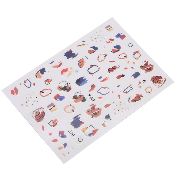 Utsökt Nail Art Sticker Set - 6 st