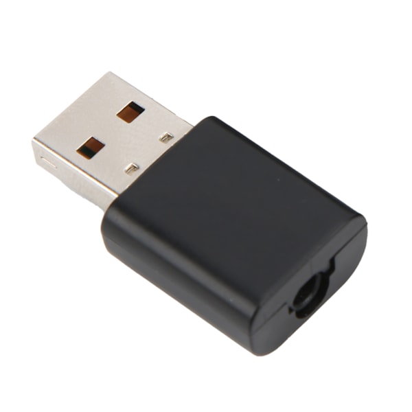Bluetooth-adapter för bil V5.0 USB 2 i 1 sändare Plug and Play med 3,5 mm ljudkabel