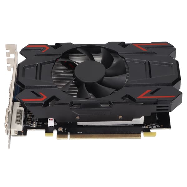 Grafikkort 700MHz Kärnfrekvens Lågbrusfläkt 1G 128bit DDR5 PCB Material GPU Grafikkort