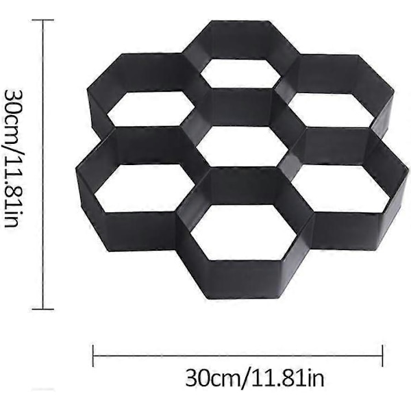 Plastgolvform Beläggningsform, Medium Betongformar Stenar, Trampsten