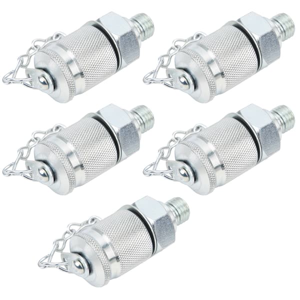 5 st hydraulisk testadapter gängtestkopplingar tryckmätning PT/PPTM10 x 1,25