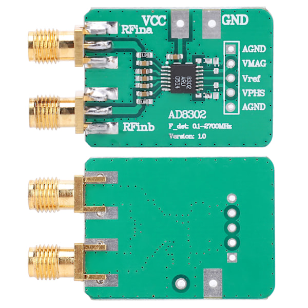 Logaritmisk detektor RF-signalstrømmodul AD8302 Mikrobølgeradiofrekvensdeteksjon