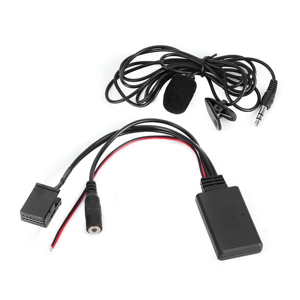 AUXIN Ljudkabeladapter Bilstereo Bluetooth Mikrofon Passar Opel CD30 CDC40 CD70 DVD90