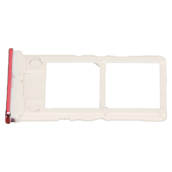 SIM-kortskuffe SIM-kortsporholder Udskiftning til Xiaomi Redmi K20 Mobiltelefon Rød