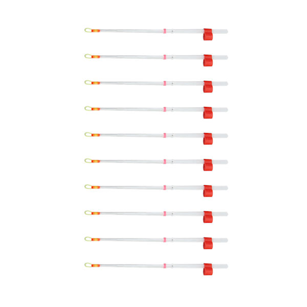 10 stk. Mini Vinter Isfiskeri Stang Top Tip Vinter Fiskeri Grej Hjælpeudstyr Værktøj 130mm