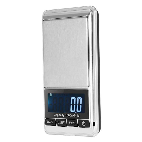 Mini bærbar lomme elektronisk digital smykke præcisionsvægt med digital skærm (1000*0,1 g)