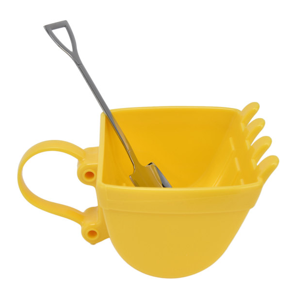 330 ml Grävmaskin hinkkopp med spade Sked Kreativitet Tekopp Mjölk Kaffe Mugg Födelsedagspresent