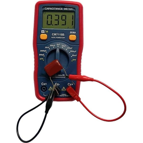 CM7115B yleismittarin kapasitanssimittari LCD-näytöllä - mittaustyökalu
