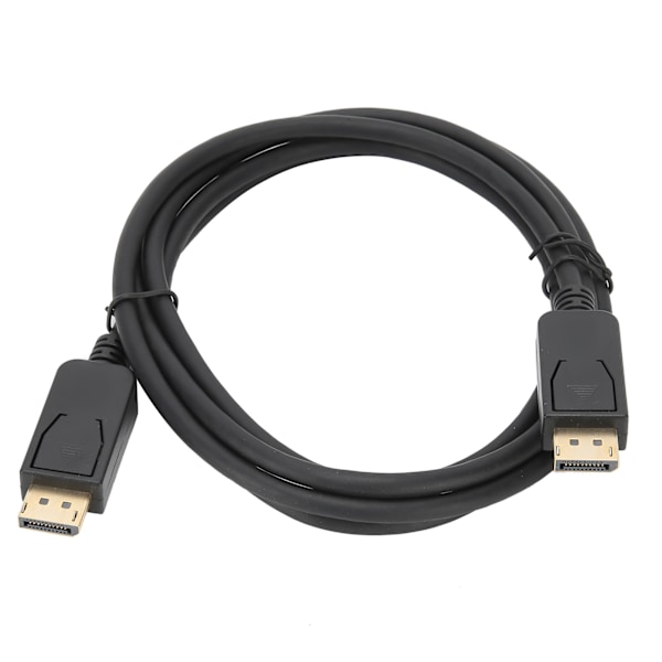 Professionell DP-adapter videokabel 1,8 m DP till DP-kontakt för bärbar dator TV-projektor