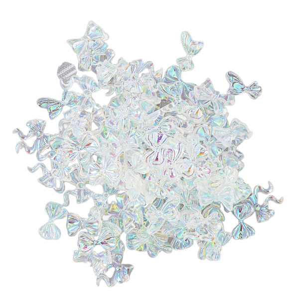 3D Resin Nail Charms DIY Søde Bowknot Former Faux Rhinestones Charms Smykker Tilbehør Crafting