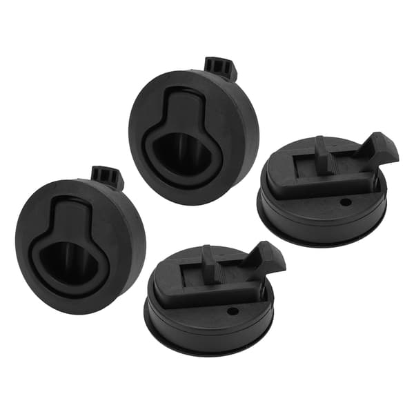 61 mm/2,4 tommer Marine Flush Pull Slam Latch Rund Ringlås Båtskap Maskinvare for Luker Yachter Bobiler