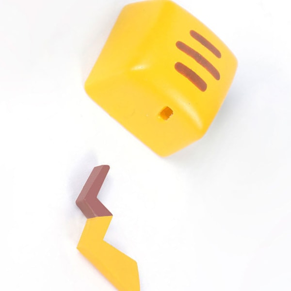 Gaming Keycaps Universal Söta Cartoon Form Resin Keycap för Mekaniska Tangentbord Gul Pikachu