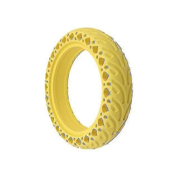 För Xiaomi Elektrisk Scooter Massivt Däck 8.5&quot; Honeycomb Däck M365 Pro 1s Pro2 Fram Bak Ersättning Färgat Däck 8,5 Tum Zekai Gul