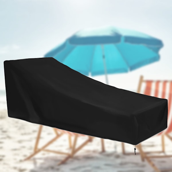 Vattentät hopfällbar cover för utomhusbruk Anti rost (210D yttre svart & inre silver)