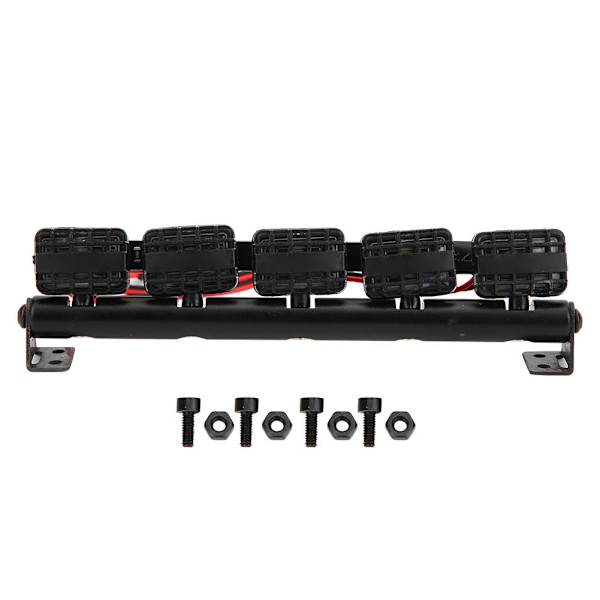 RC-bilens tak-LED-ljus fjärrkontroll biltillbehör passar för 1/10 RC Crawler TRX4/90046/90047/D90/D1105-lampor
