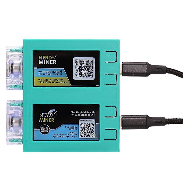 Til NerdMiner V2 Miner 78KH/Sx2 Dual Screen BTC Solo Lottery Miner,B