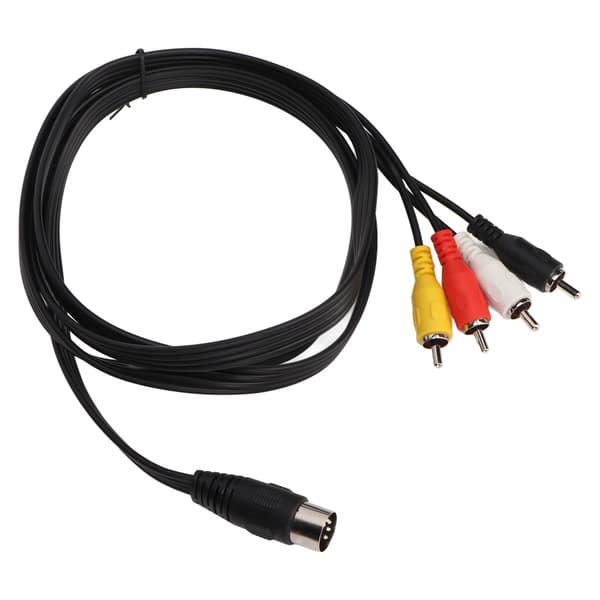DIN 5-bens han til 4RCA han-kabel Ren kobbertrådkerne lydadapterkabel 1,5 m