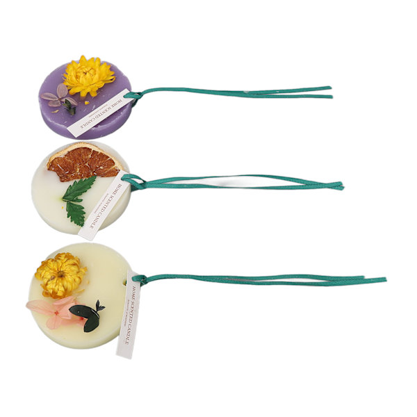 3 st Aromaterapivaxtablett Bärbar Långvarig Doft Doftande Solid Aroma Wax Tablett