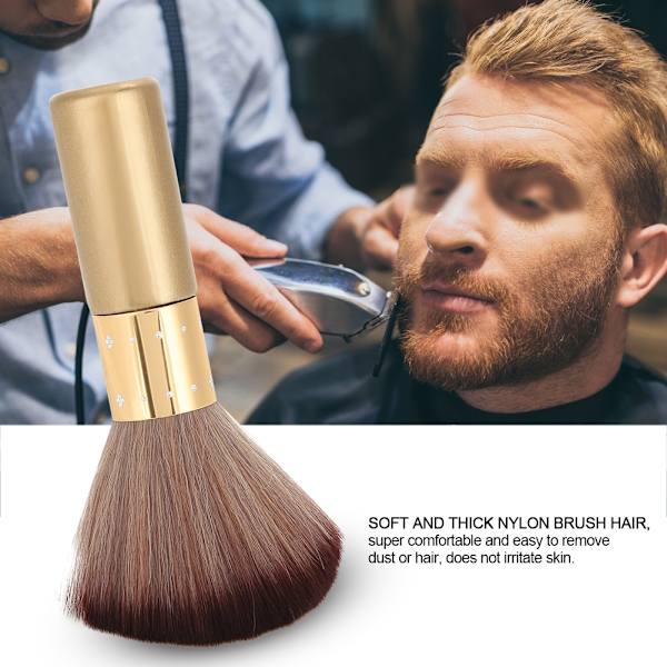 Ammattimainen kampaamo Neck Duster Clean Pehmeä hiusharja kampaussalon parturityökalu