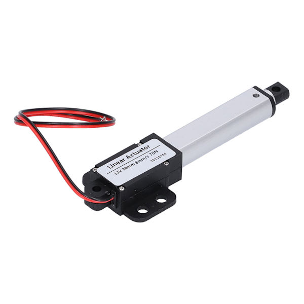 Lineær aktuator 50mm 12v DC lavstøj intern grænseafbryder Mini elektrisk lineær aktuatormotor til bilindustrien8mm/s-70N