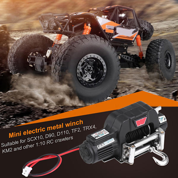 1:10 RC Crawler Klatrebiler Elektrisk metalspil til SCX10 D90 D110 TF2 TRX4 KM2