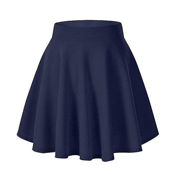 Allsidig Stretchy Casual Kort Skjørt for Kvinner - Perfekt for Sommerens Daglige Bruk 2XL Grå
