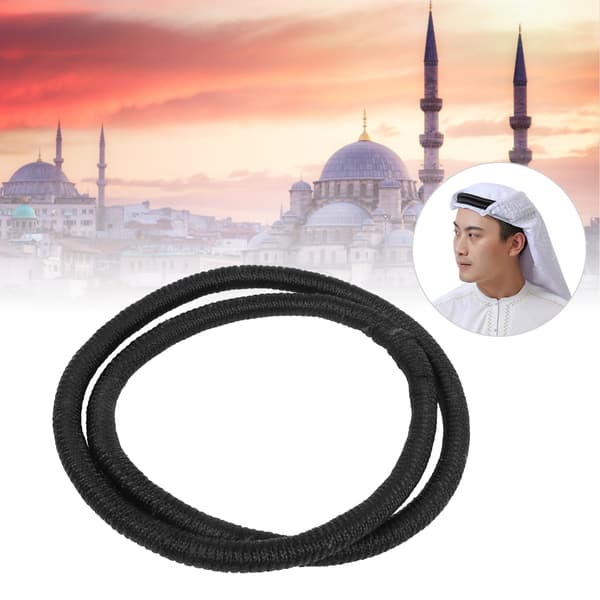 Hodeplagg i polyester for muslimske hodebånd, egnet for reiser til Saudi-Arabia, Dubai, UAE