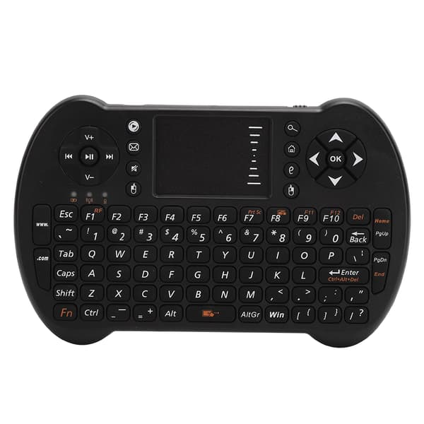 VIBONTON S501 Mini Trådløst Tastatur Sort USB 2.4GHz til Tablets TV Laptops 15 Meter