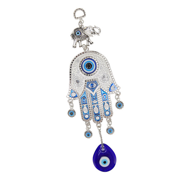 Blue Eye Bilhängande prydnad attraktivt skydd Handamulet Bilspegeldekor Hängande för väggdörr hall