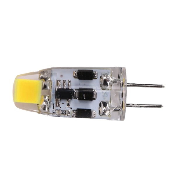 G4-lampa 2W 200LM 360° dimmer silikon BiPin LED-lampa för hemmakontor AC DC 1224V(Kallvit 60006500K)