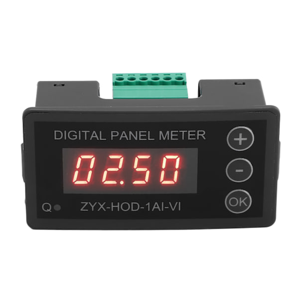 Signalgeneratorpanel Justerbart Digitalt Strømspenning Analog Simulatorpanel for LED-testing 0‑20mA 0‑10V 7‑28VDC