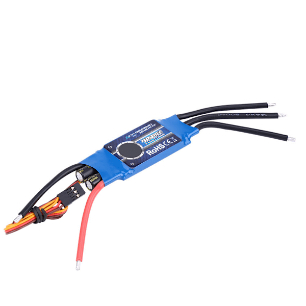 ZTW AL 40A ESC Elektrisk hastighetsregulator 5V / 3A BEC för 400-500 fastvingat flygplan