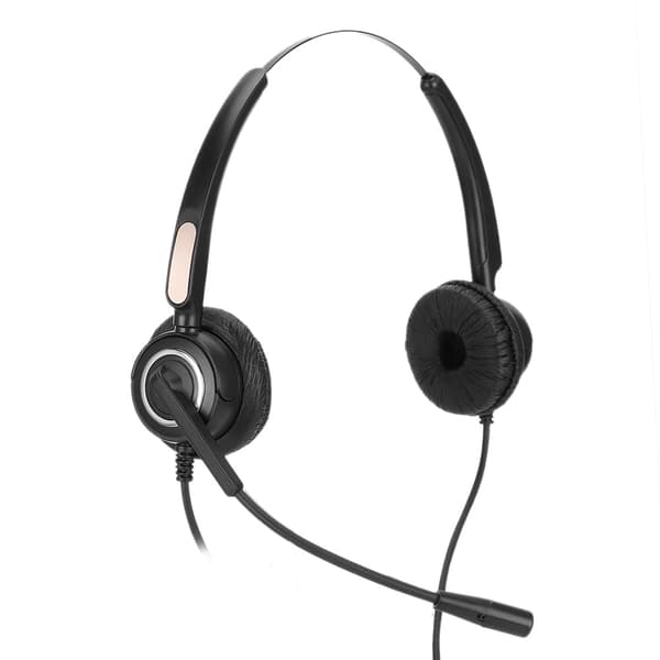 510D USB Datamaskin Øretelefon Service Telefonsentral Operatør Headset Justerbart Komfortabelt Kommunikasjon Headset