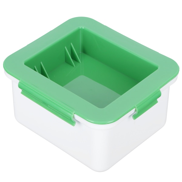 Tofu Press Squeezer PP Tofu Drainer Vann Fjerningsverktøy Kjøkken Matlaging Tilbehør Grønn Hvit