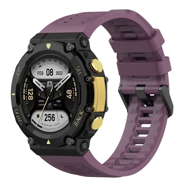 Udskiftningsremme Kompatibel med Amazfit T Rex2 Smartwatch Bløde Silikone Remme Justerbar Håndledsrem med Værktøj