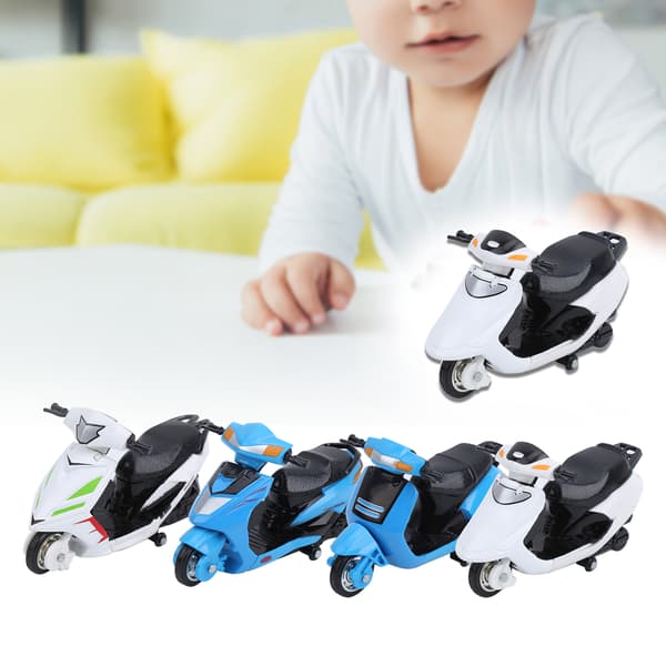4 stk. 1:32 Legering Motorcykel Model Legetøj Børn Simulation Motorcykel Dekoration Børne Gave 4 stk. / Sæt
